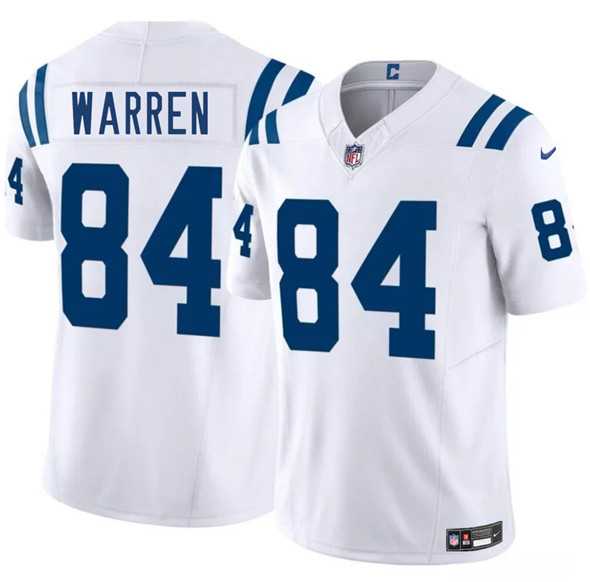 Men & Women & Youth Indianapolis Colts #84 Tyler Warren White 2025 Draft F.U.S.E. Vapor Limited Stitched Jersey->houston texans->NFL Jersey